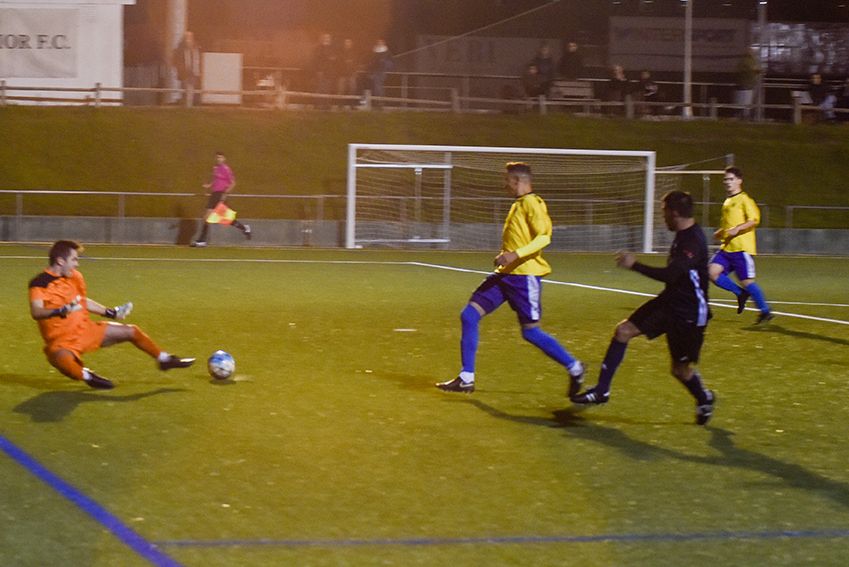 Partit de lliga Junior FC contra Junior FC-UD Can Trias. Foto: Bernat Millet.