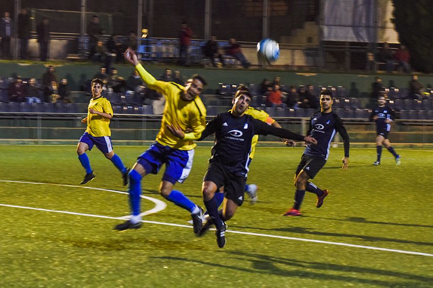 Partit de lliga Junior FC contra Junior FC-UD Can Trias. Foto: Bernat Millet.