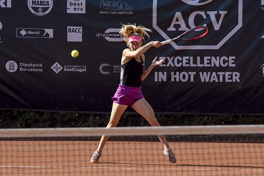 14è Open ITF ACV Ciutat de Sant Cugat de tenis femení. Foto: Bernat Millet.