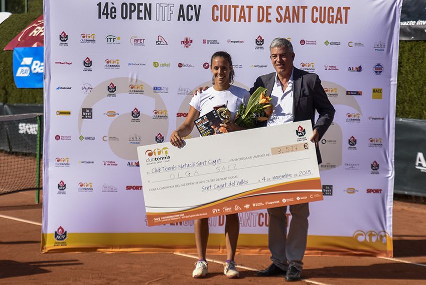 14è Open ITF ACV Ciutat de Sant Cugat de tenis femení. Foto: Bernat Millet.