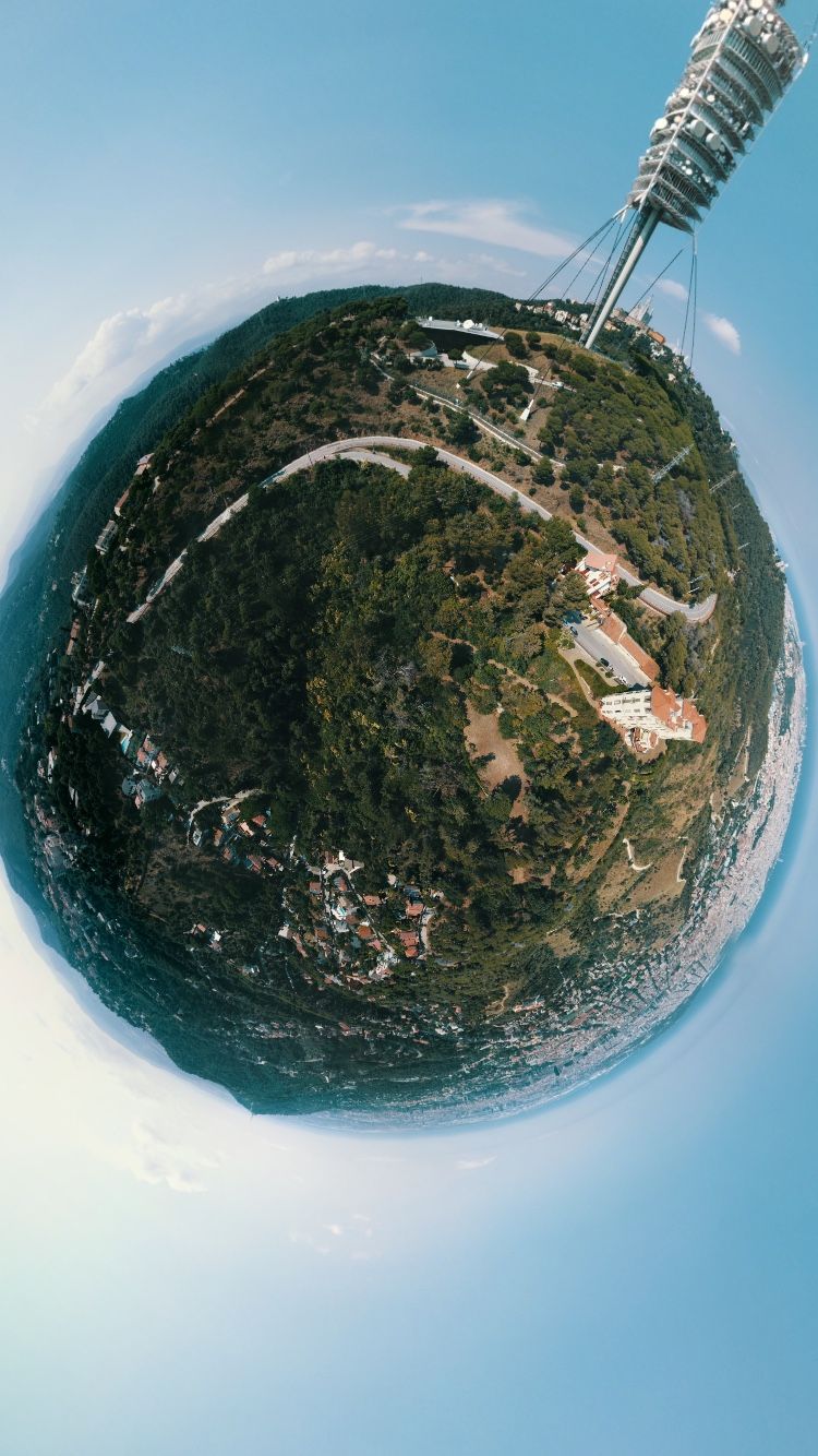 ISABEL ALGARA   COLLSEROLA FROM THE SKY