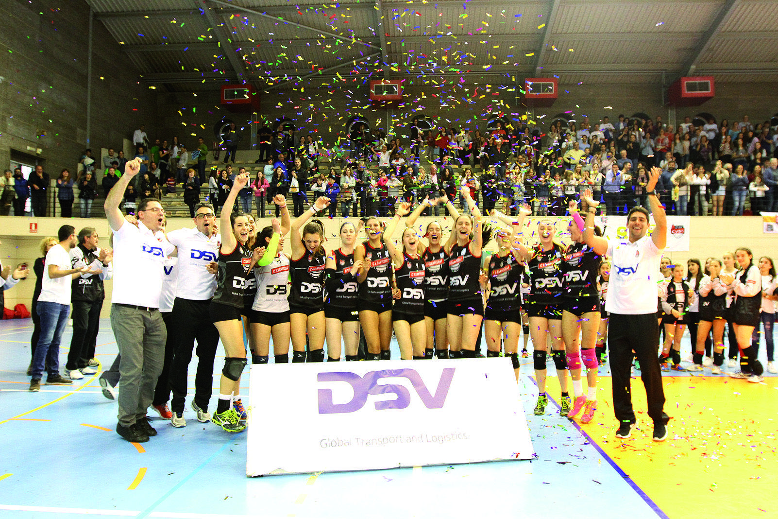 L'última vegada que el primer equip va ascendir a Superlliga Femenina va ser la temporada 2015-2016. Foto Arxiu Tot Sant Cugat.