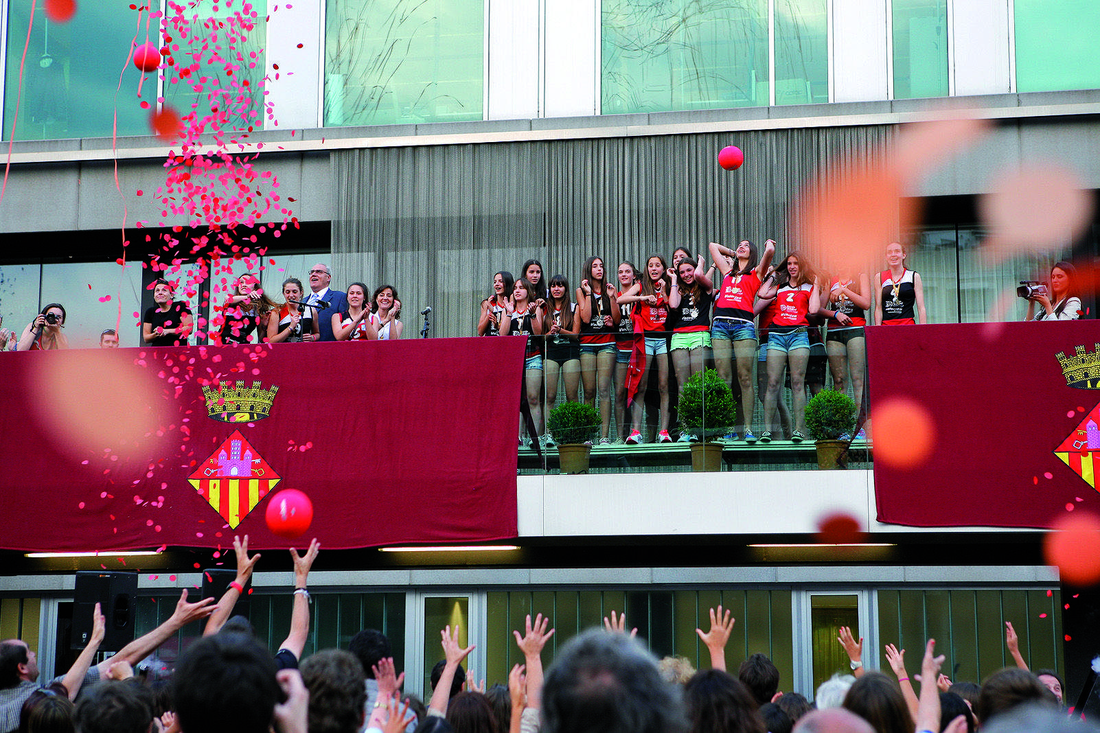 L'any 2013, el CV Sant Cugat va ser el pregoner de la Festa Majorde la ciutat. Foto Arxiu Tot Sant Cugat.