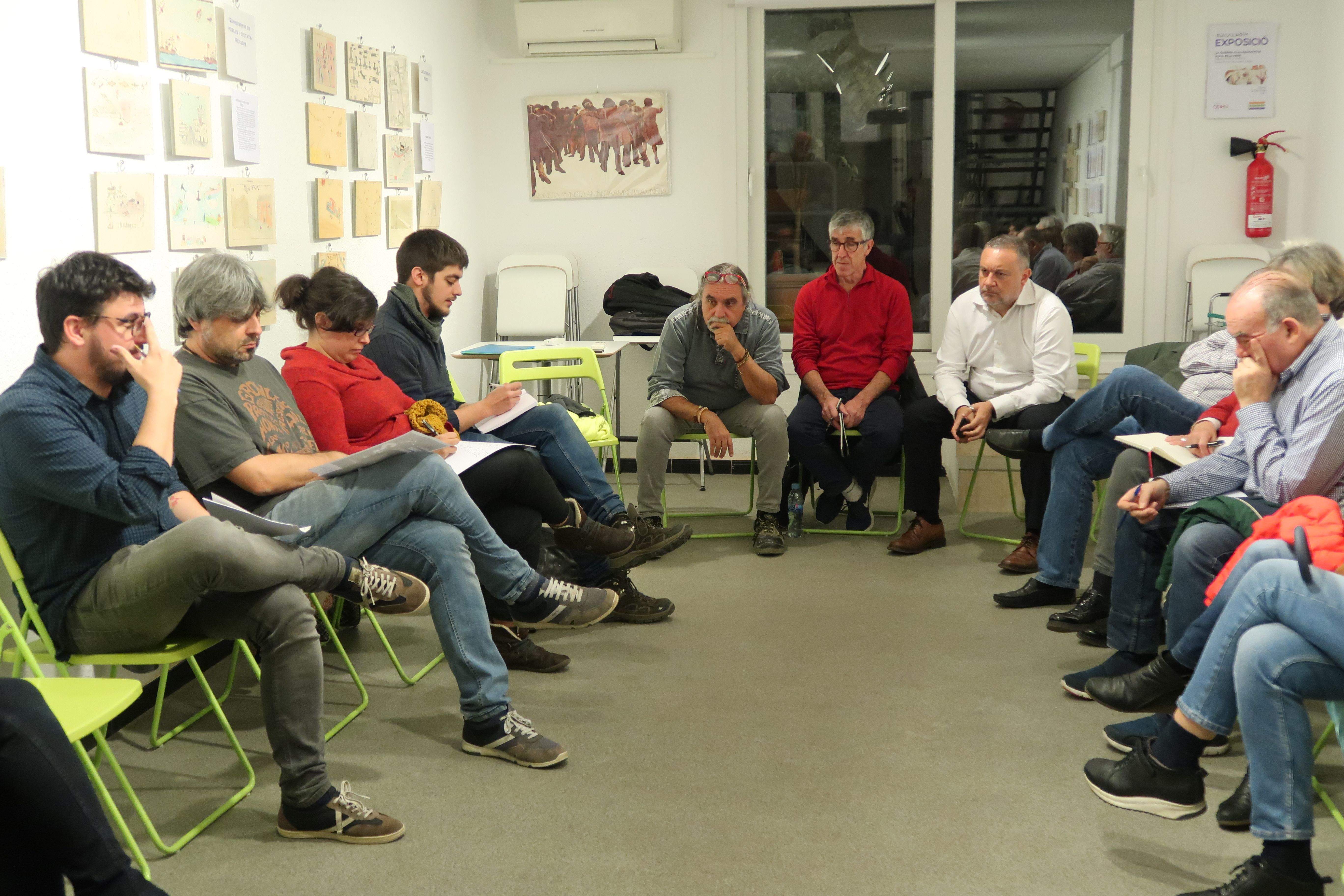 Assemblea local de Sant Cugat en Comú. FOTO: Cedida