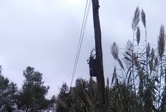El cablejat ha estat restituït. FOTO: Cedida