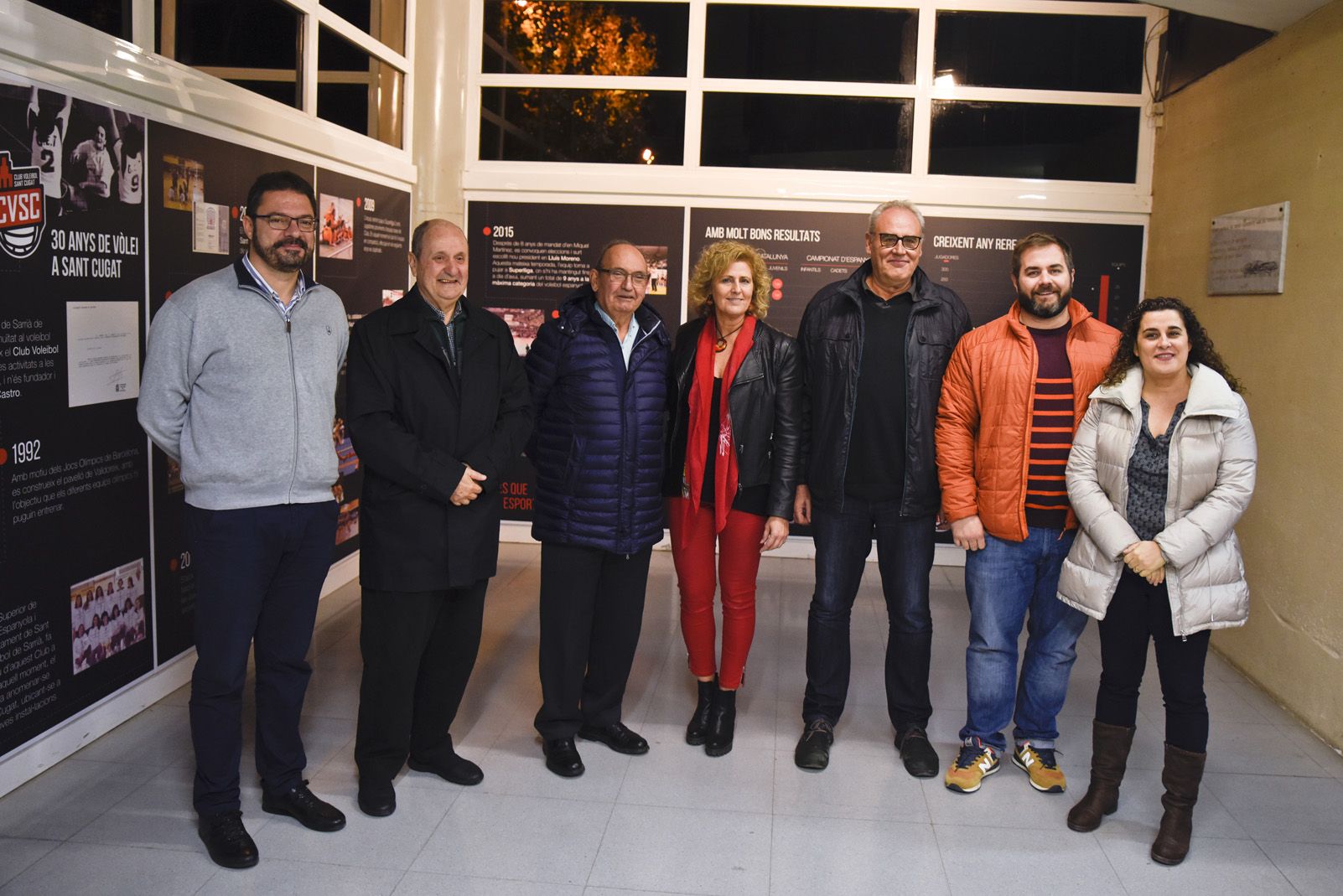 Presentació dels equips del Club Voleibol Sant Cugat. Foto: Bernat Millet.