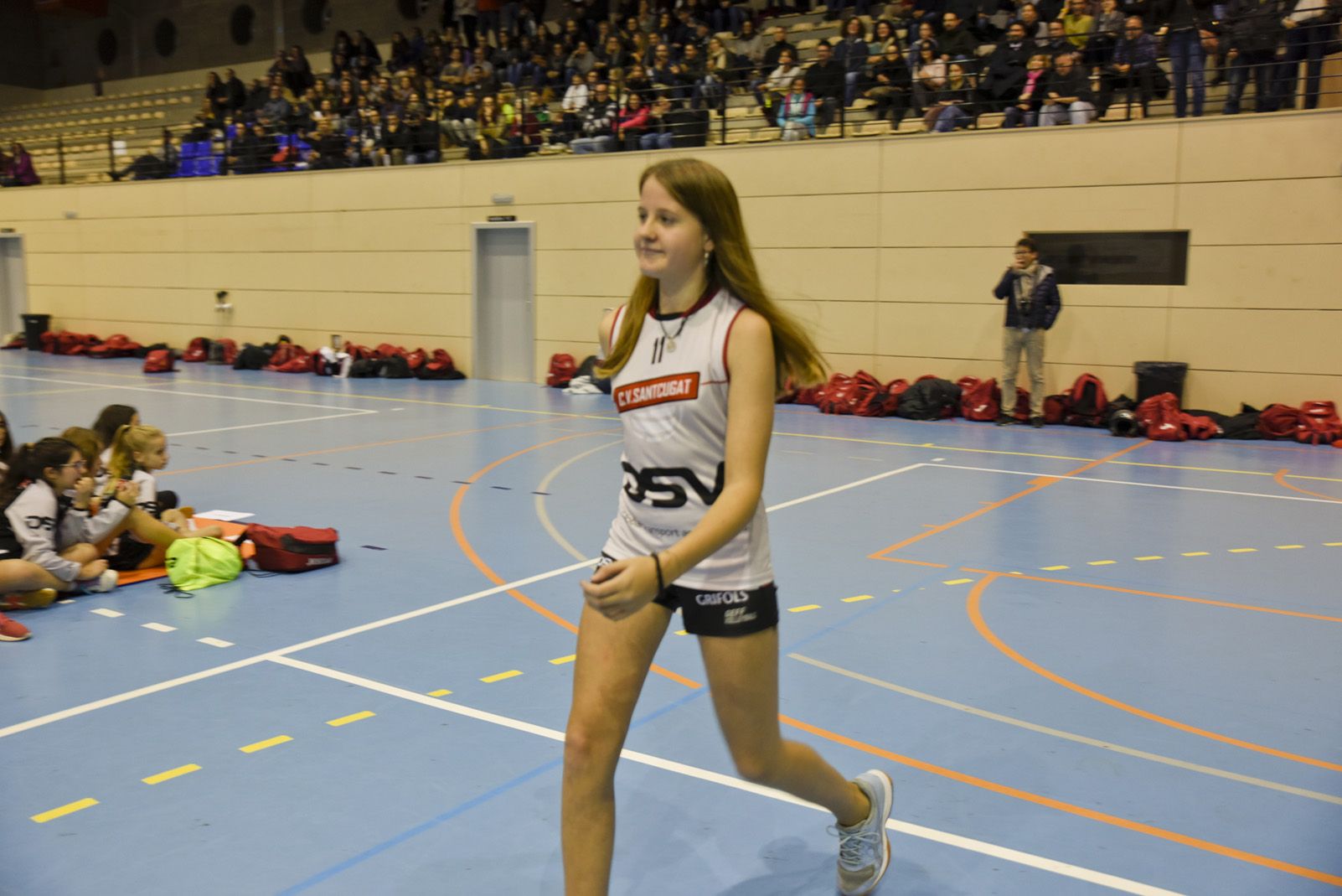 Presentació dels equips del Club Voleibol Sant Cugat. Foto: Bernat Millet.