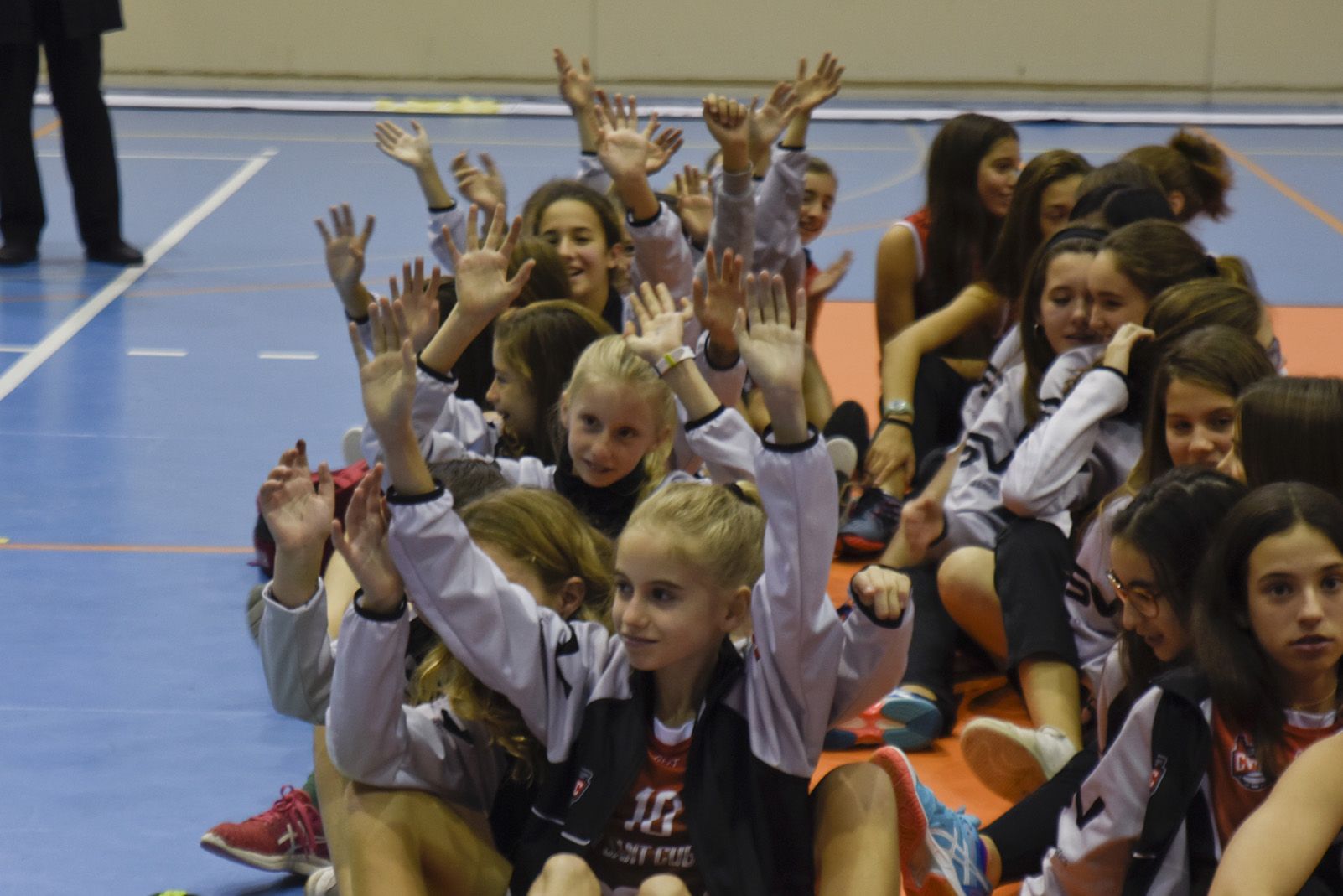 Presentació dels equips del Club Voleibol Sant Cugat. Foto: Bernat Millet.