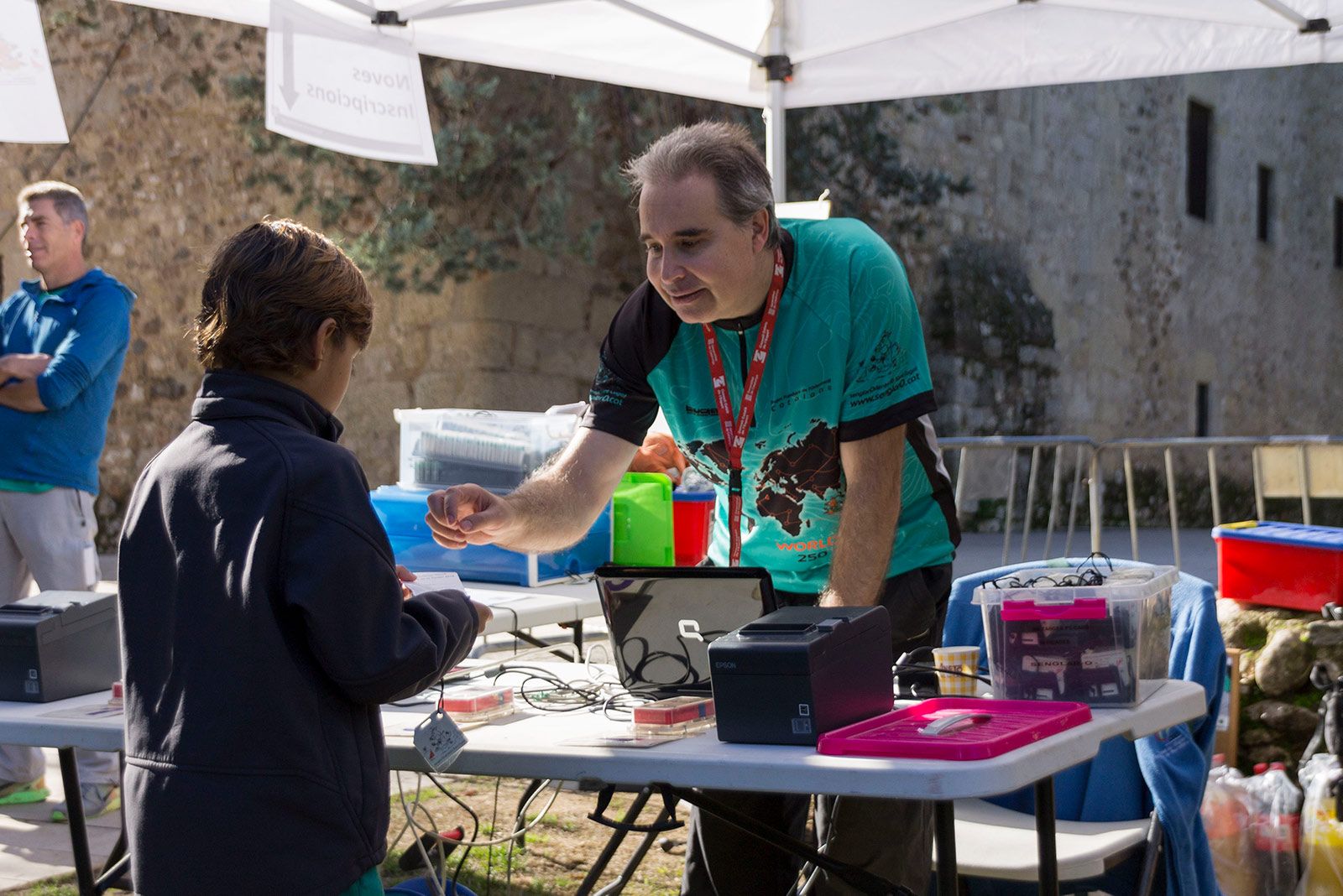 Cursa d'orientació a la Festa de la Tardor. FOTO: Paula Galván