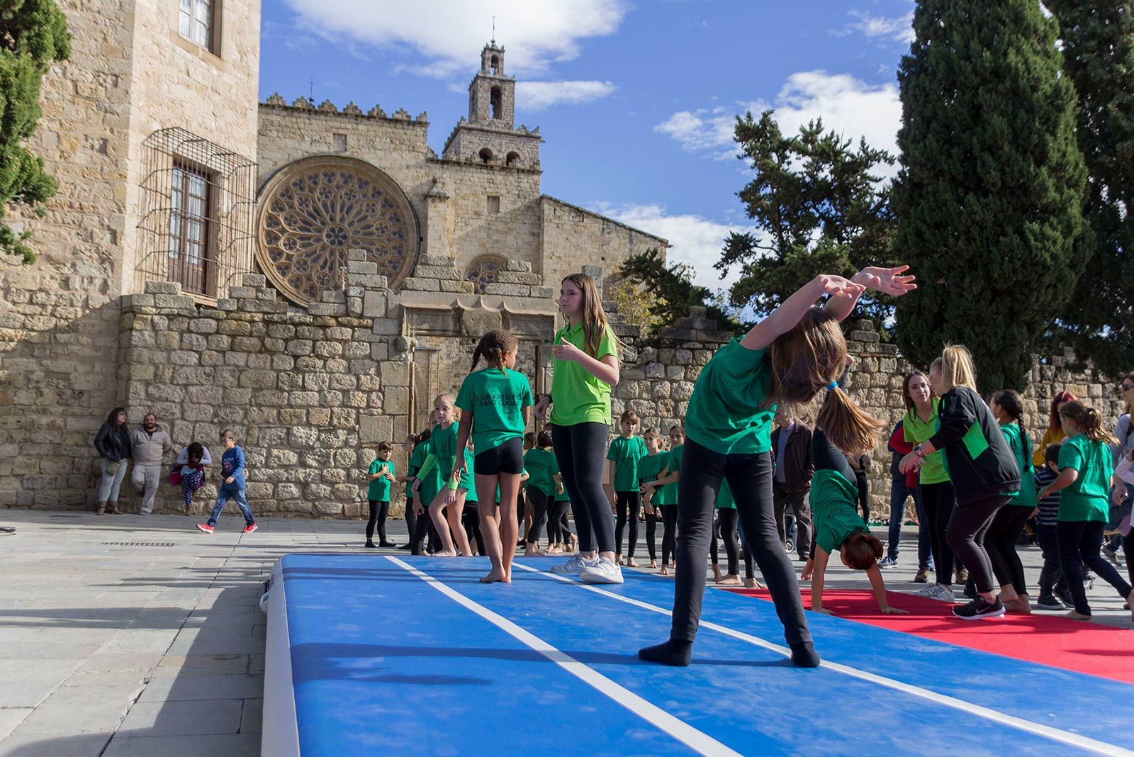 Exhibició de Gimnàstica Artística. FOTO: Paula Galván