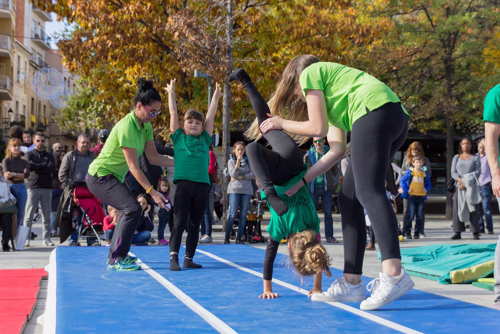 Exhibició de Gimnàstica Artística. FOTO: Paula Galván