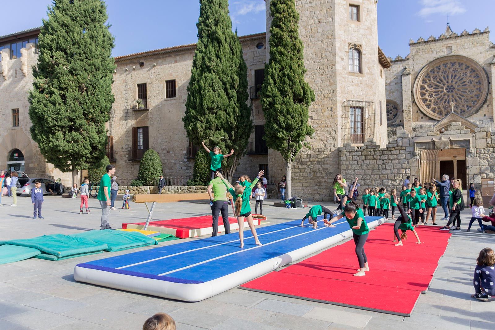 Exhibició de Gimnàstica Artística. FOTO: Paula Galván