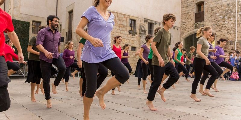 Actuació de l'Esbart Sant Cugat. FOTO: Paula Galván