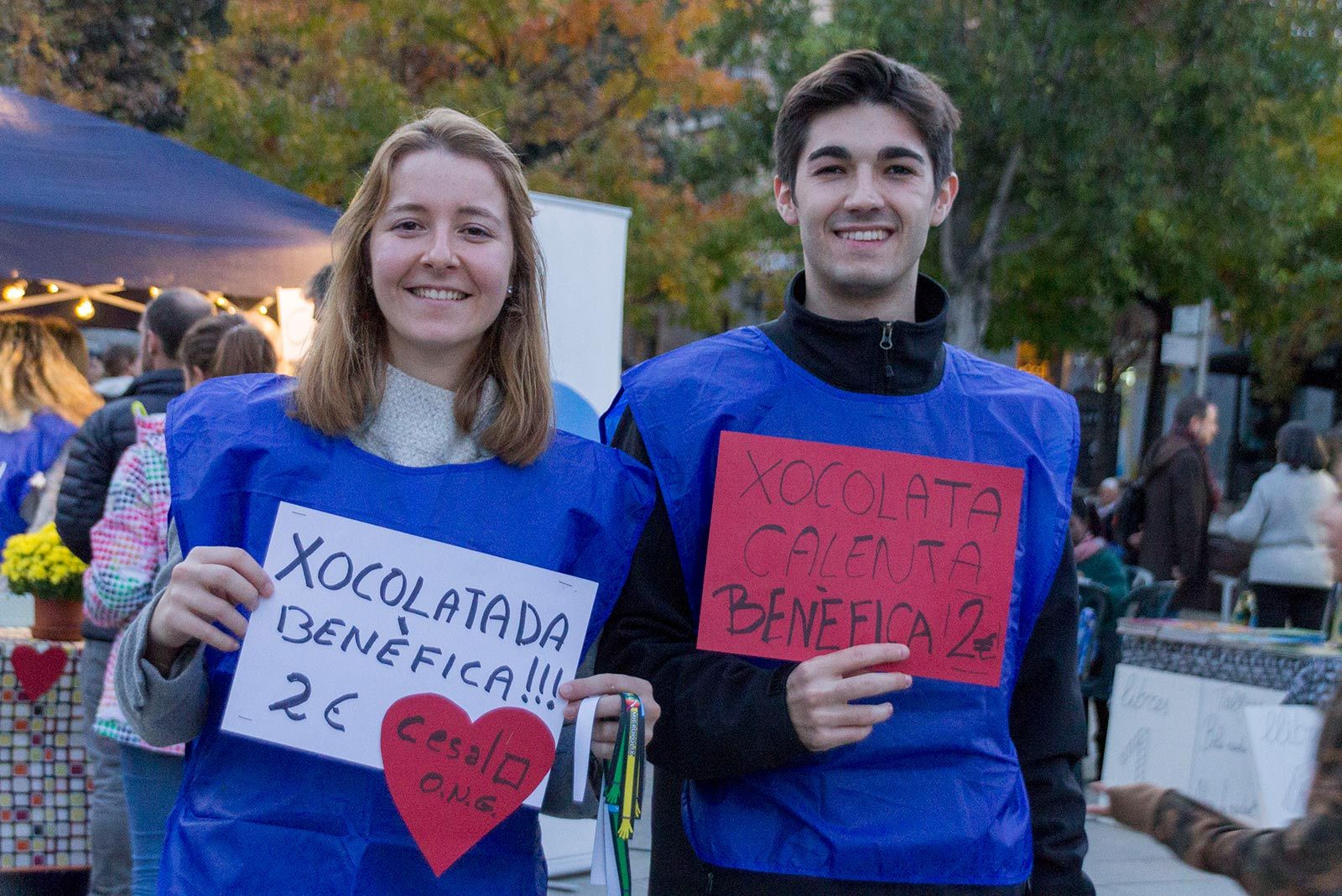 Xocolatada solidaria. FOTO: Paula Galván