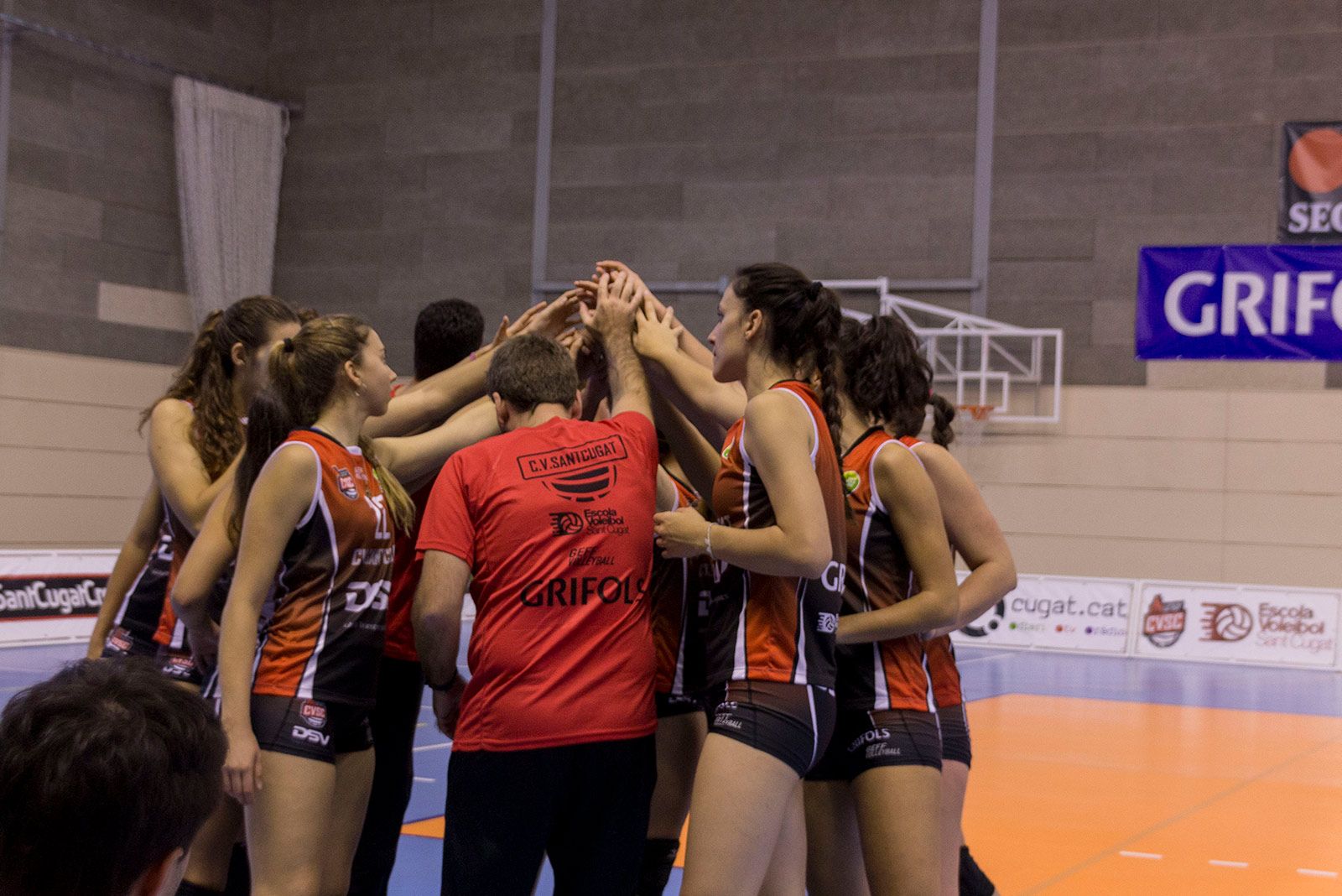 Partit de lliga Volei. Madrid Chamberí - CV Sant Cugat. FOTO: Paula Galván