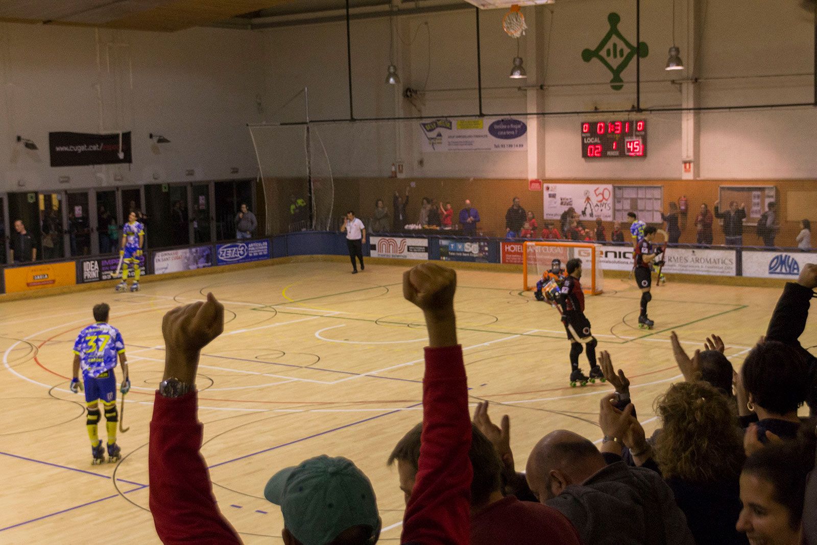 Partit de lliga PHC Sant Cugat - CH Caldes. FOTO: Paula Galván