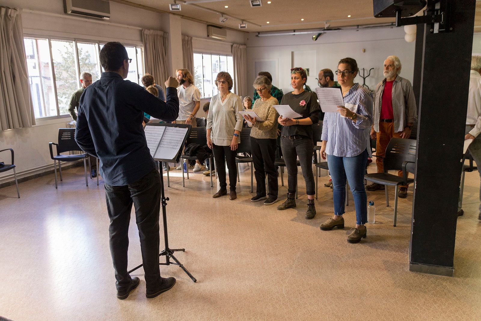 Assaig de Pedra i Sang. FOTO: Paula Galván