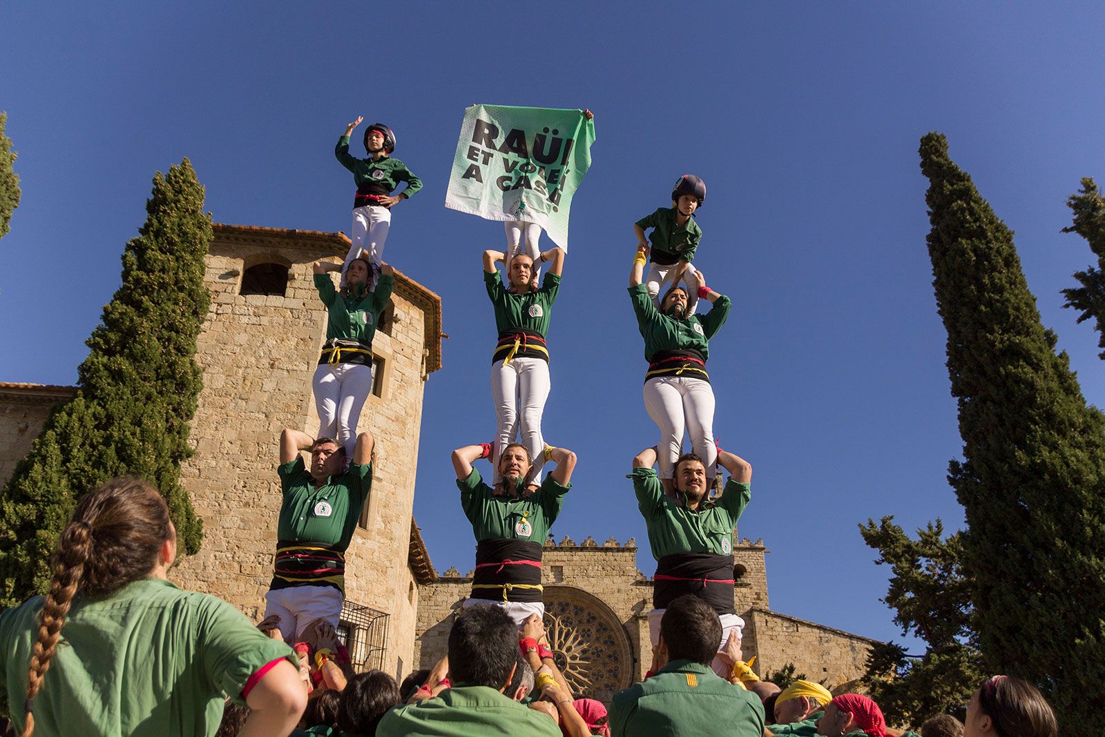 Diada castellera. FOTO: Paula Galván