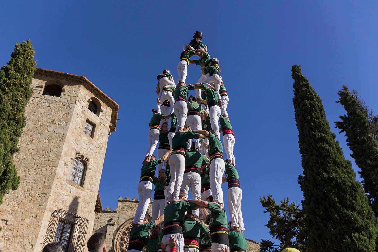 Diada castellera. FOTO: Paula Galván
