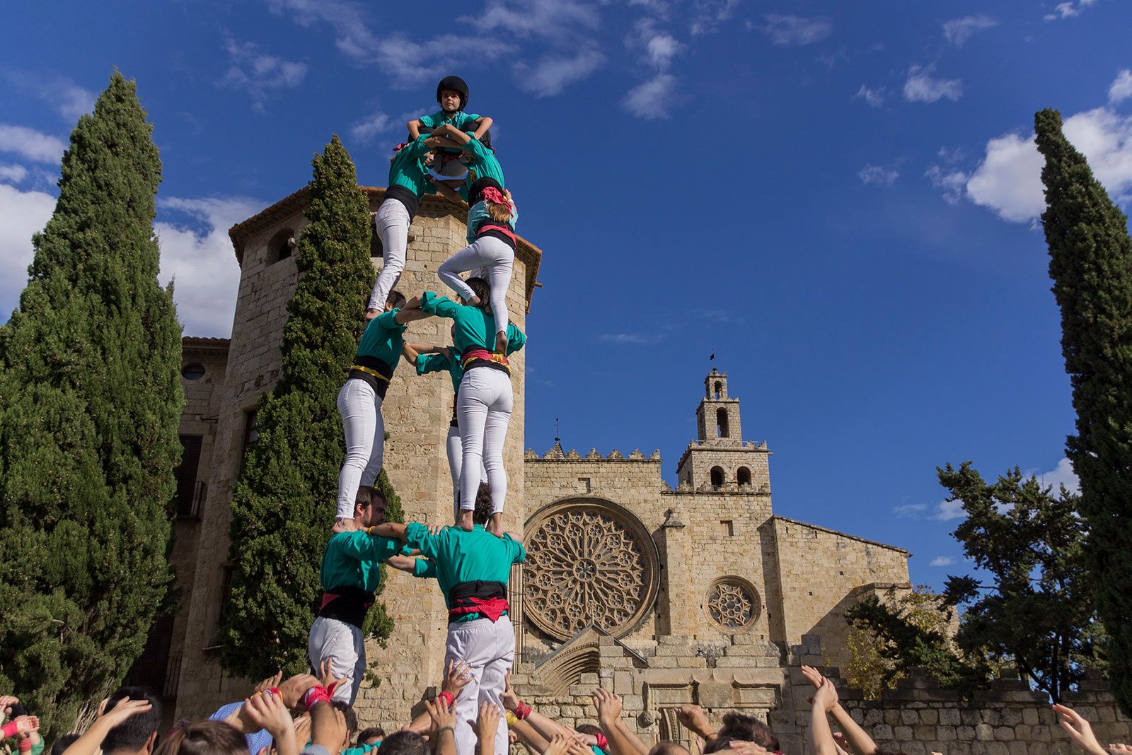 Diada castellera. FOTO: Paula Galván