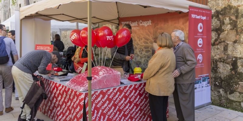 El TOT Sant Cugat ha estat present a la Fira d'Entitats. FOTO: Paula Galván