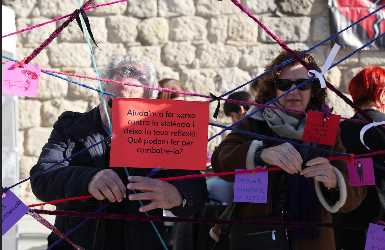 Dia Internacional contra la violència masclista. FOTO: Lali Puig
