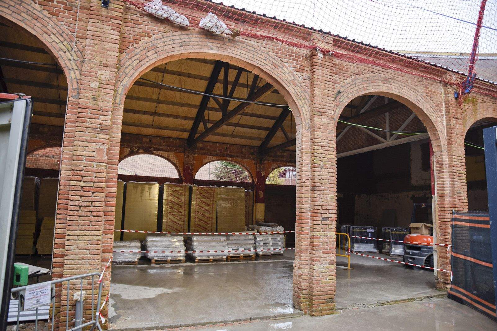 Visita a les obres del Teatre Unió de Sant Cugat. Foto: Bernat Millet.