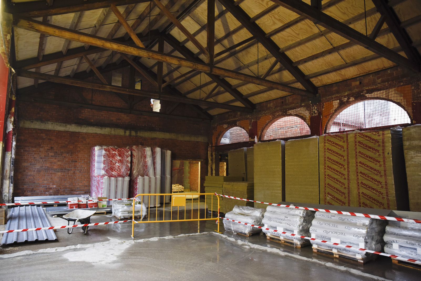 Visita a les obres del Teatre Unió de Sant Cugat. Foto: Bernat Millet.