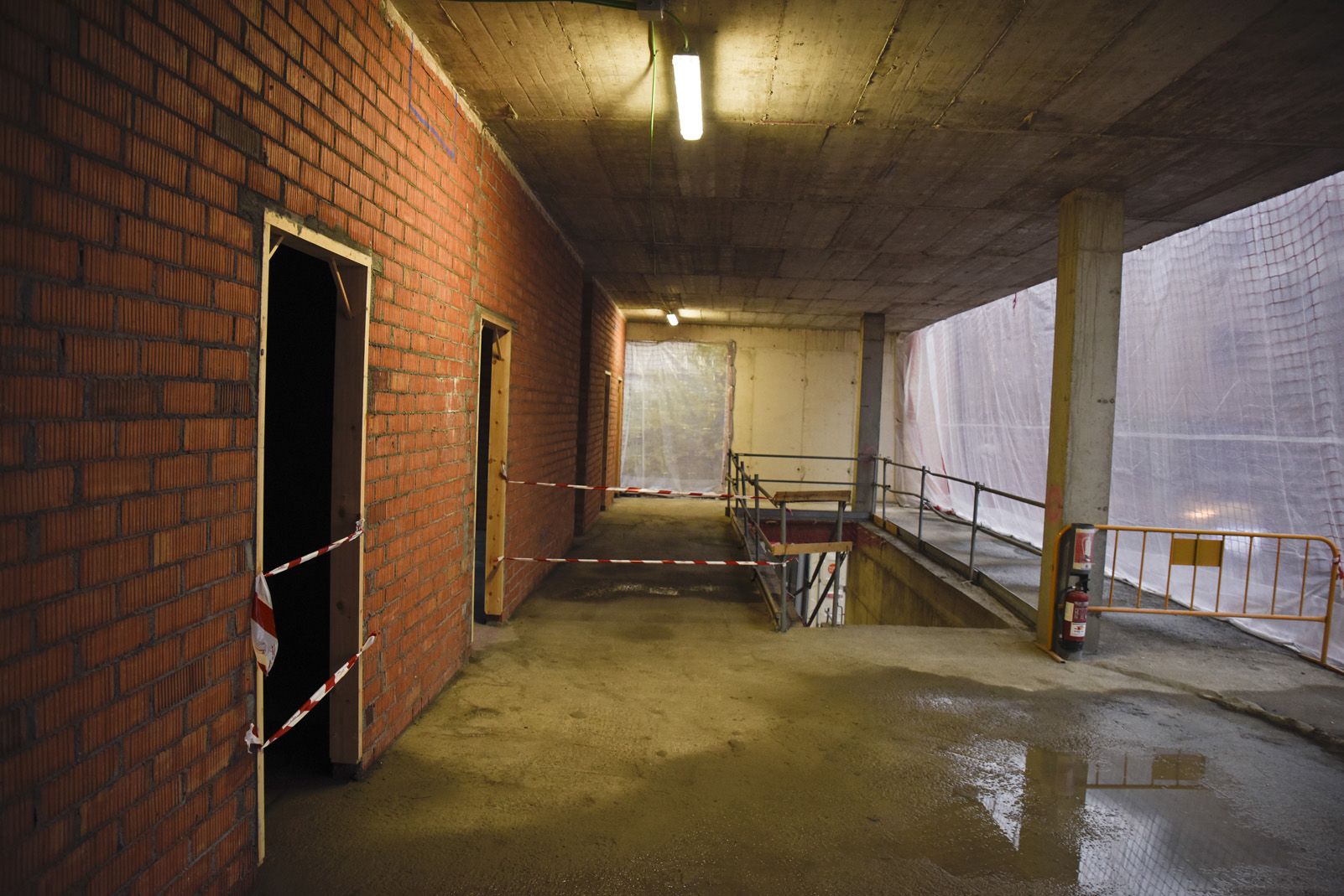 Visita a les obres del Teatre Unió de Sant Cugat. Foto: Bernat Millet.
