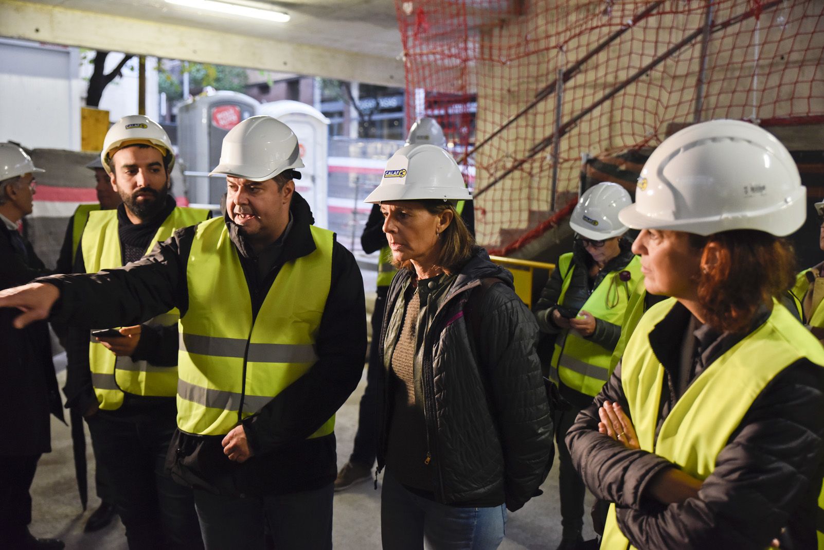 Visita a les obres del Teatre Unió de Sant Cugat. Foto: Bernat Millet.