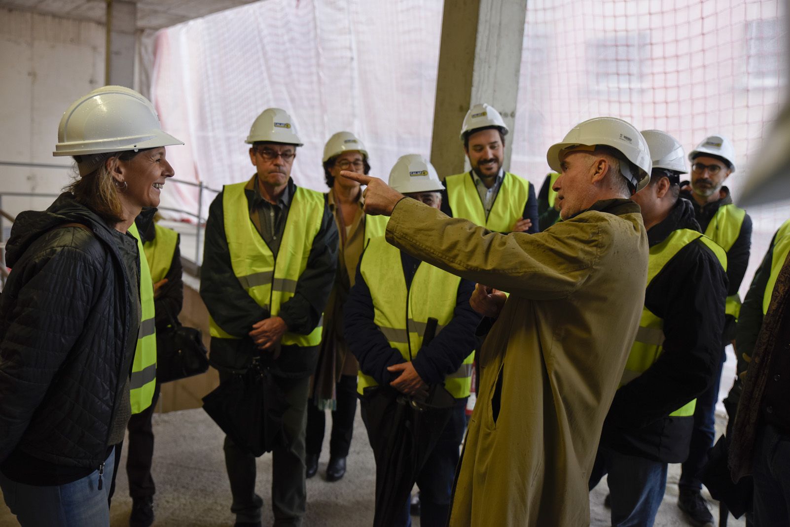 Visita a les obres del Teatre Unió de Sant Cugat. Foto: Bernat Millet.