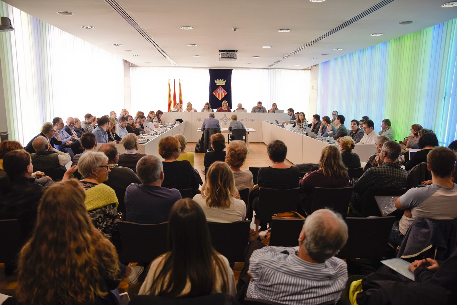 El ple de novembre ha tingut una durada de 6'5 hores. FOTO: Bernat Millet