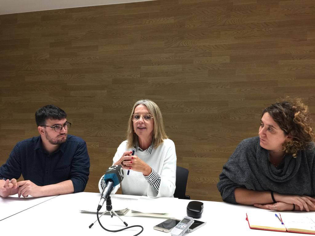 Gutiérrez, Ingla i Gibert durant la roda de premsa aquest 20 de novembre. FOTO: TOT Sant Cugat