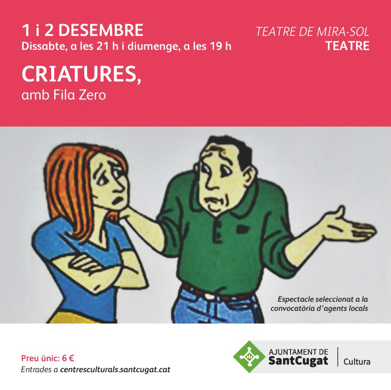 "Criatures" de Fila Zero. FOTO: Cedida 