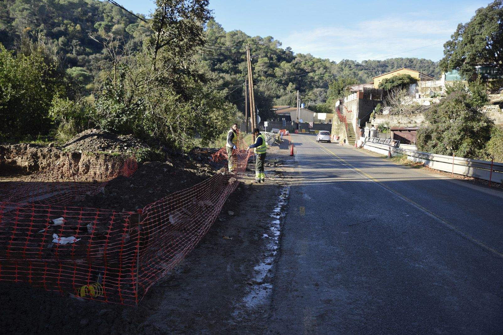 La carretera de Vallvidrera tindrà voreres FOTO: Bernat Millet