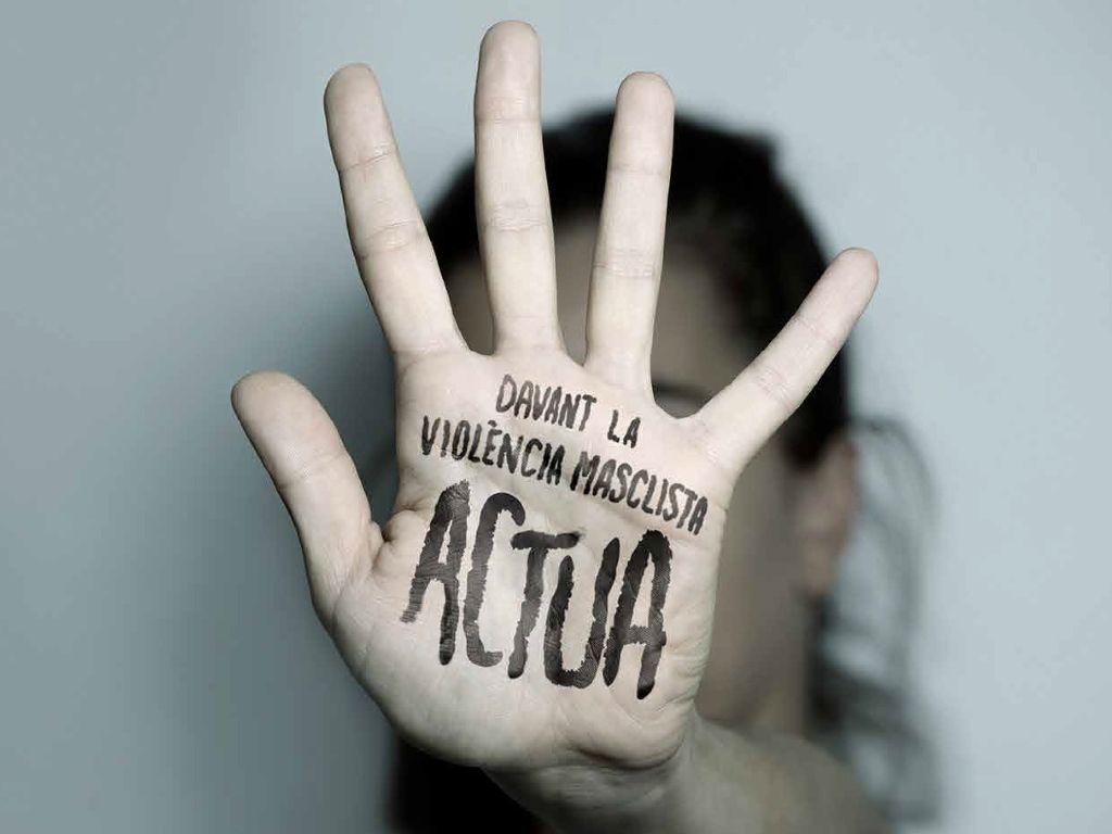 Imatge de la campanya contra la violència masclista enguany a Sant Cugat. FOTO: Cedida