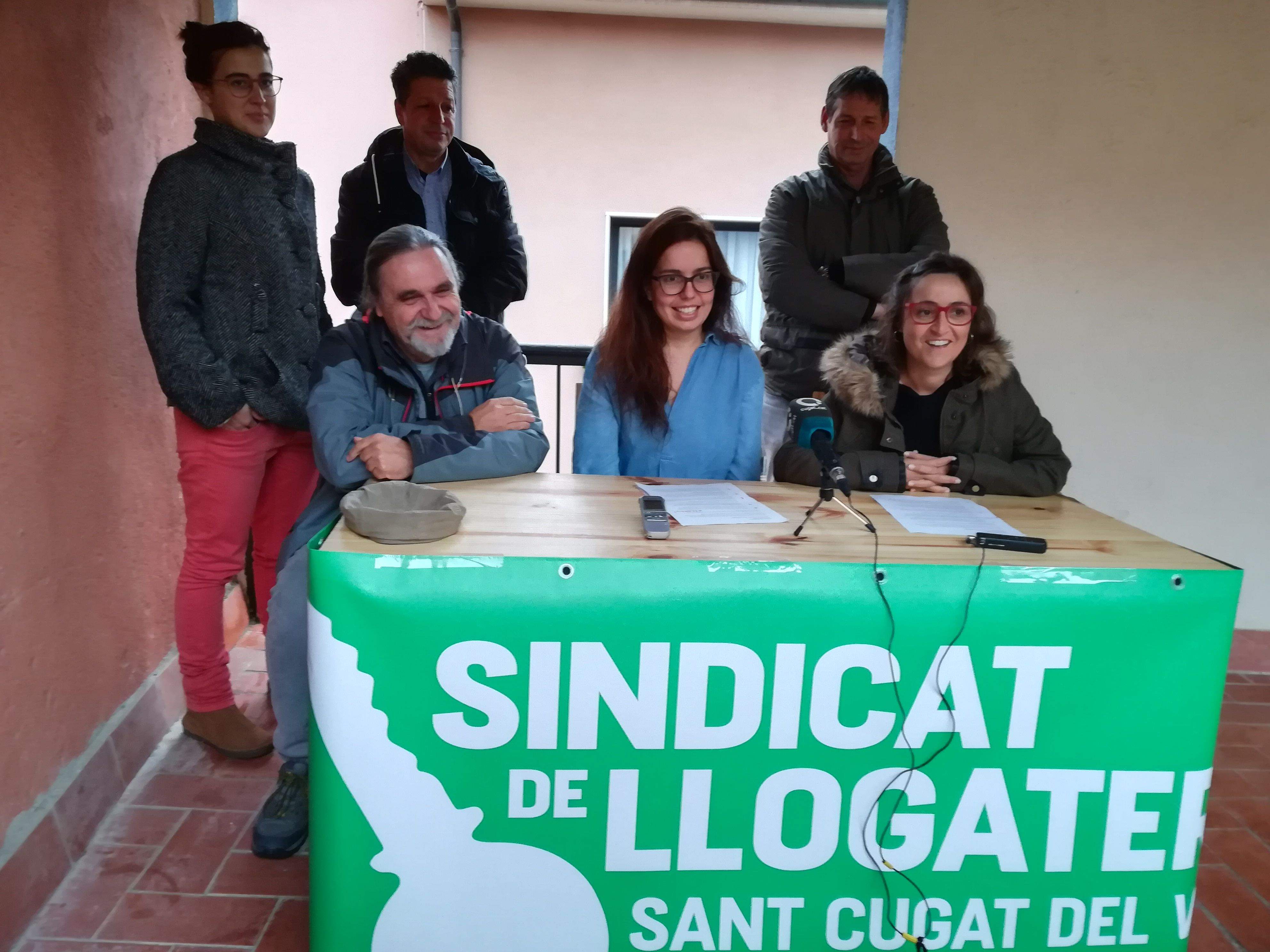 El Sindicat de Llogateres rapassa l'estat dels temes tractats amb l'Ajuntament. FOTO: TOT Sant Cugat