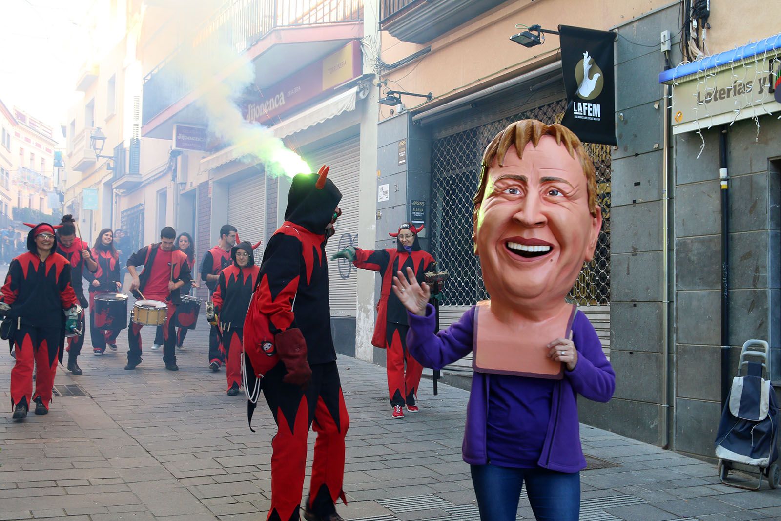 Activitats prèvies al dia Internacional contra la violencia masclista. Foto: Lali Álvarez