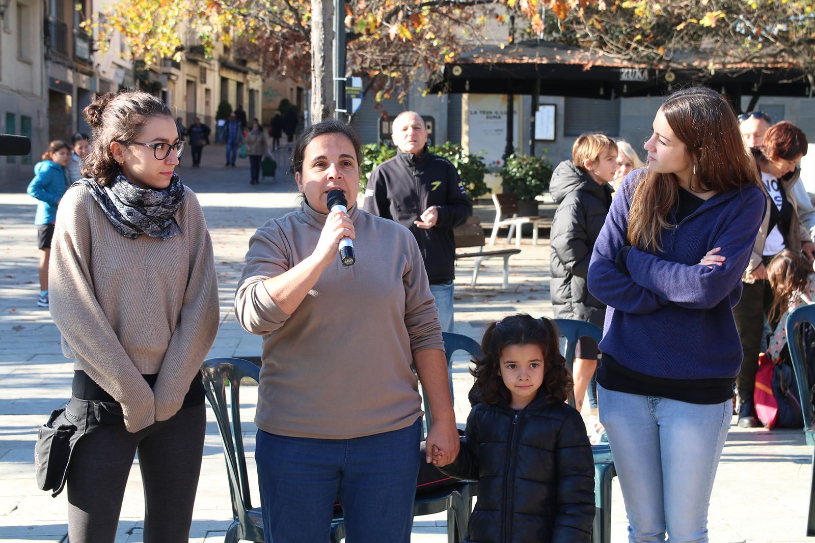 Activitats prèvies al dia Internacional contra la violencia masclista. Foto: Lali Álvarez