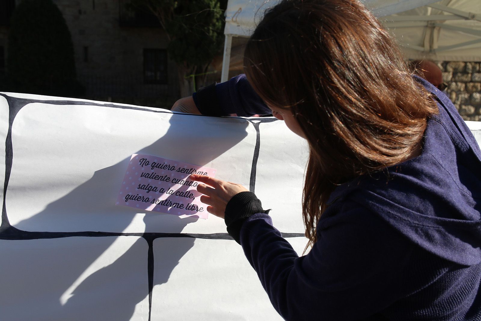 Activitats prèvies al dia Internacional contra la violencia masclista. Foto: Lali Álvarez