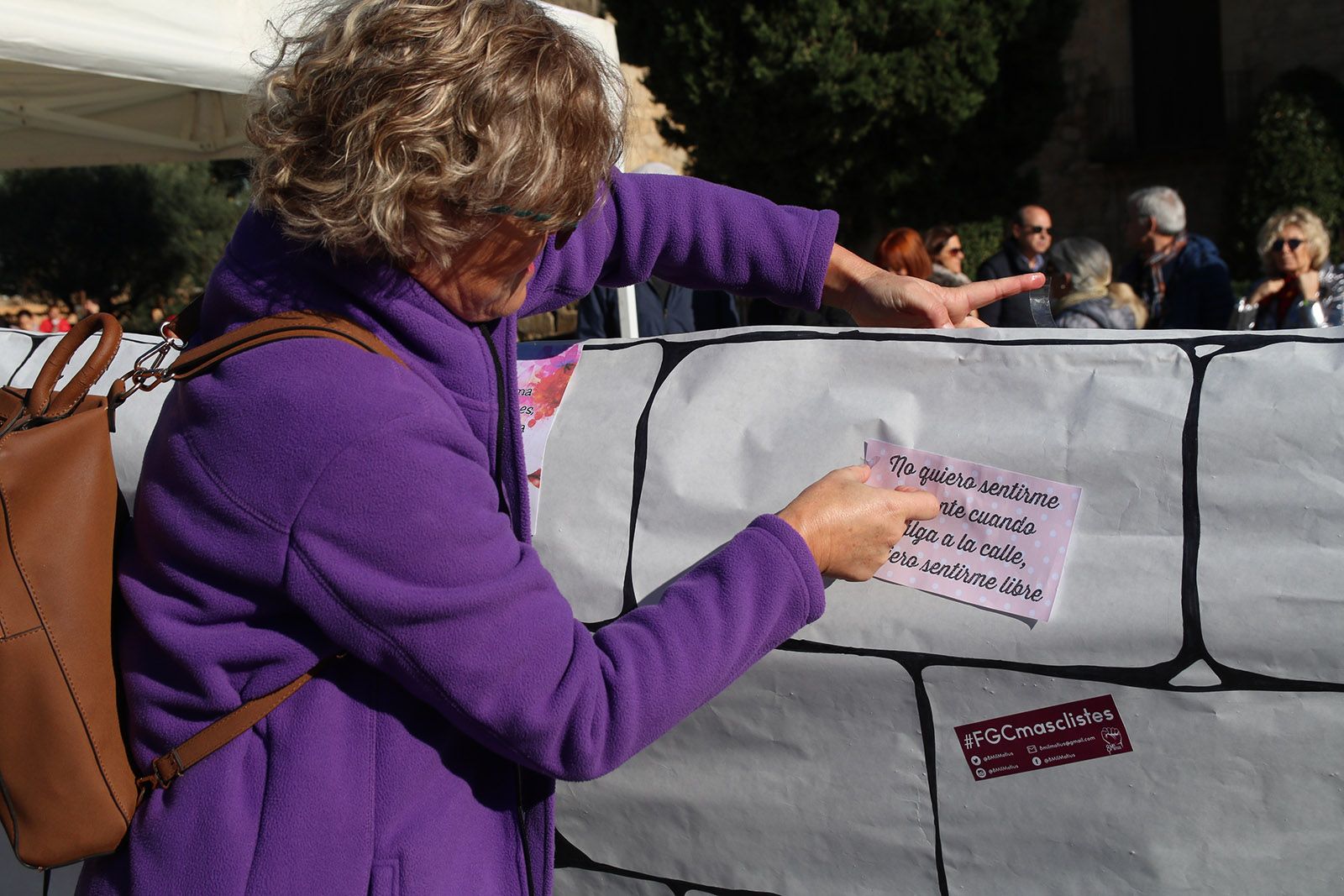 Activitats prèvies al dia Internacional contra la violencia masclista. Foto: Lali Álvarez
