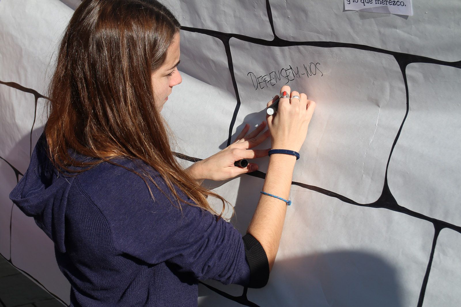 Activitats prèvies al dia Internacional contra la violencia masclista. Foto: Lali Álvarez