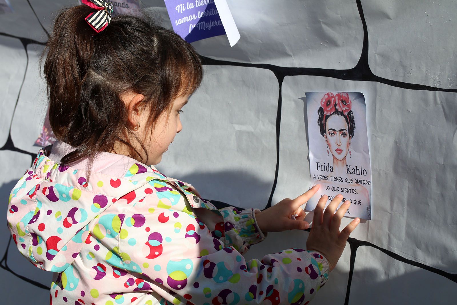 Activitats prèvies al dia Internacional contra la violencia masclista. Foto: Lali Álvarez