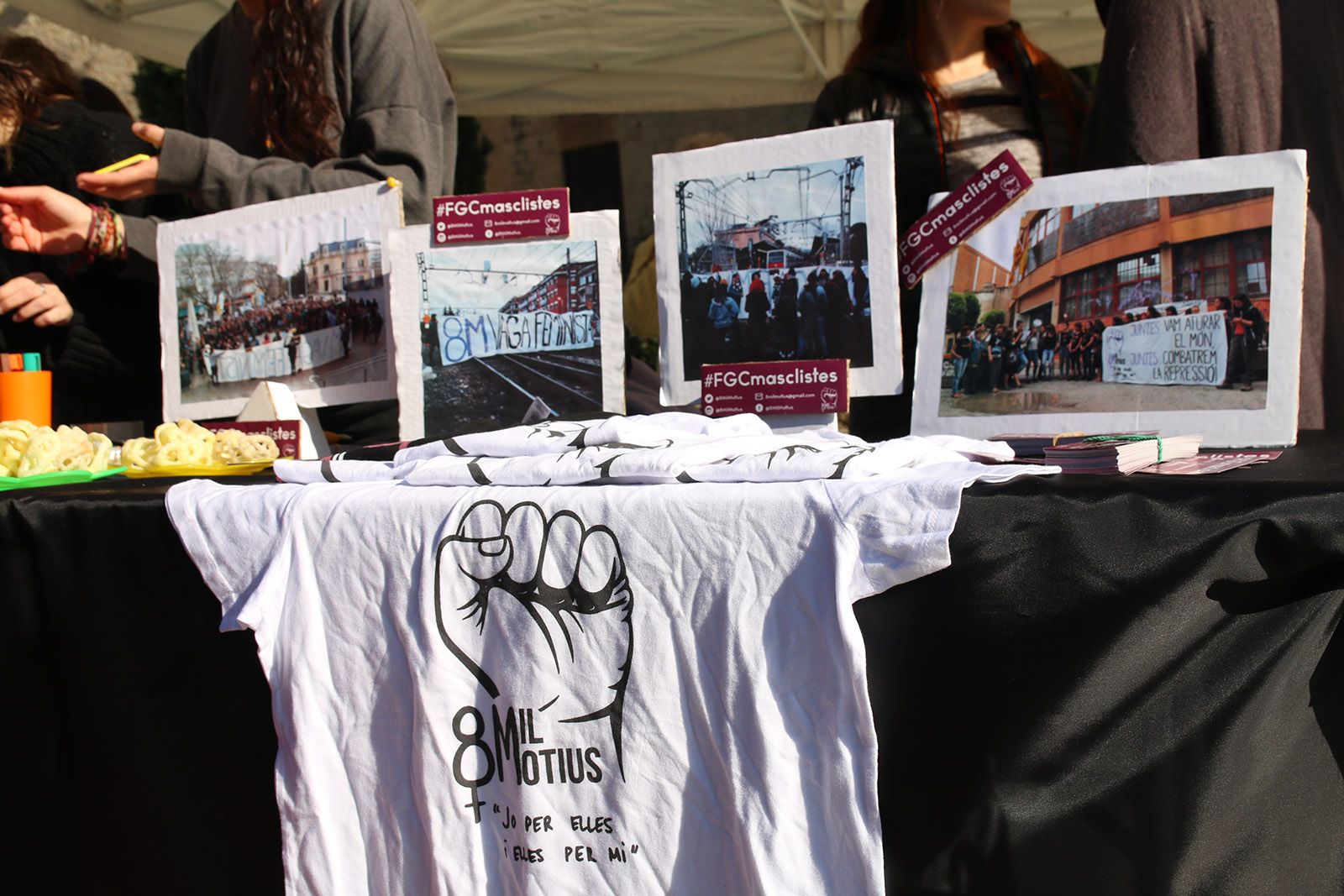 Activitats prèvies al dia Internacional contra la violencia masclista. Foto: Lali Álvarez