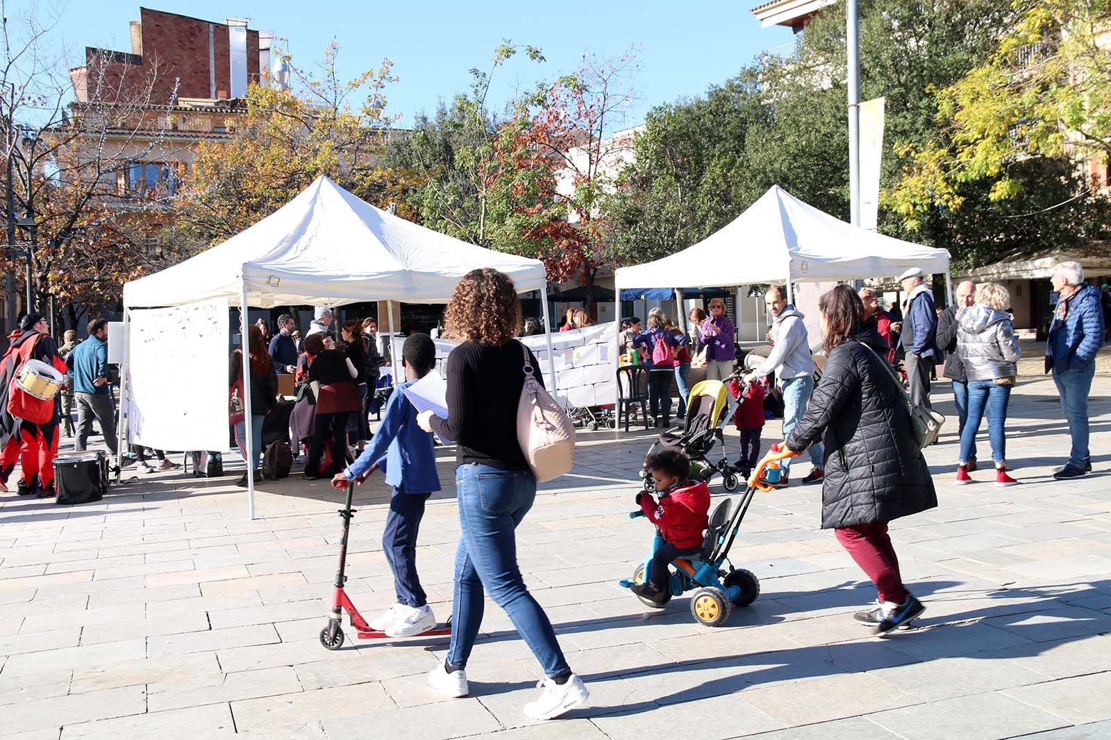 Activitats prèvies al dia Internacional contra la violencia masclista. Foto: Lali Álvarez