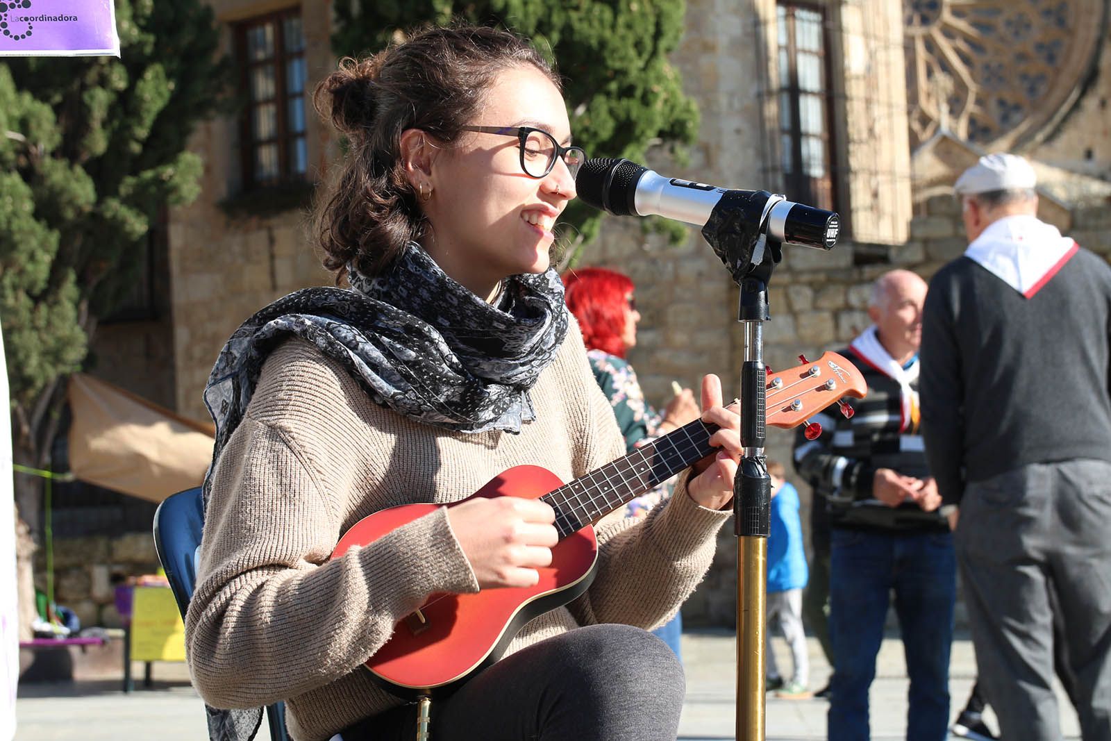 Activitats prèvies al dia Internacional contra la violencia masclista. Foto: Lali Álvarez