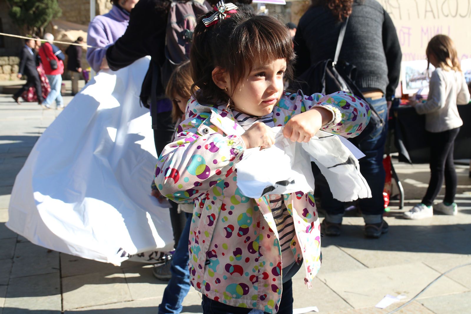 Activitats prèvies al dia Internacional contra la violencia masclista. Foto: Lali Álvarez