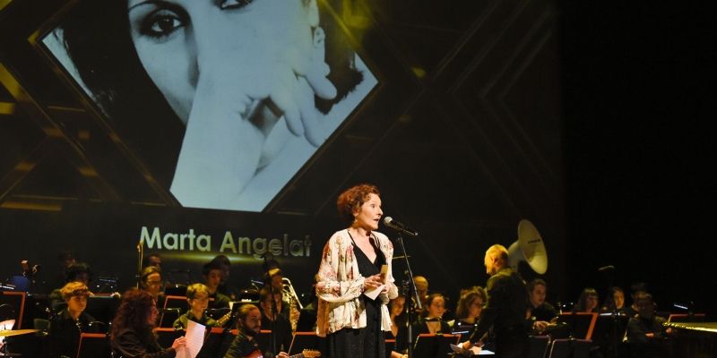 Angelat durant la gala dels Premis Butaca. FOTO: Bernat Millet