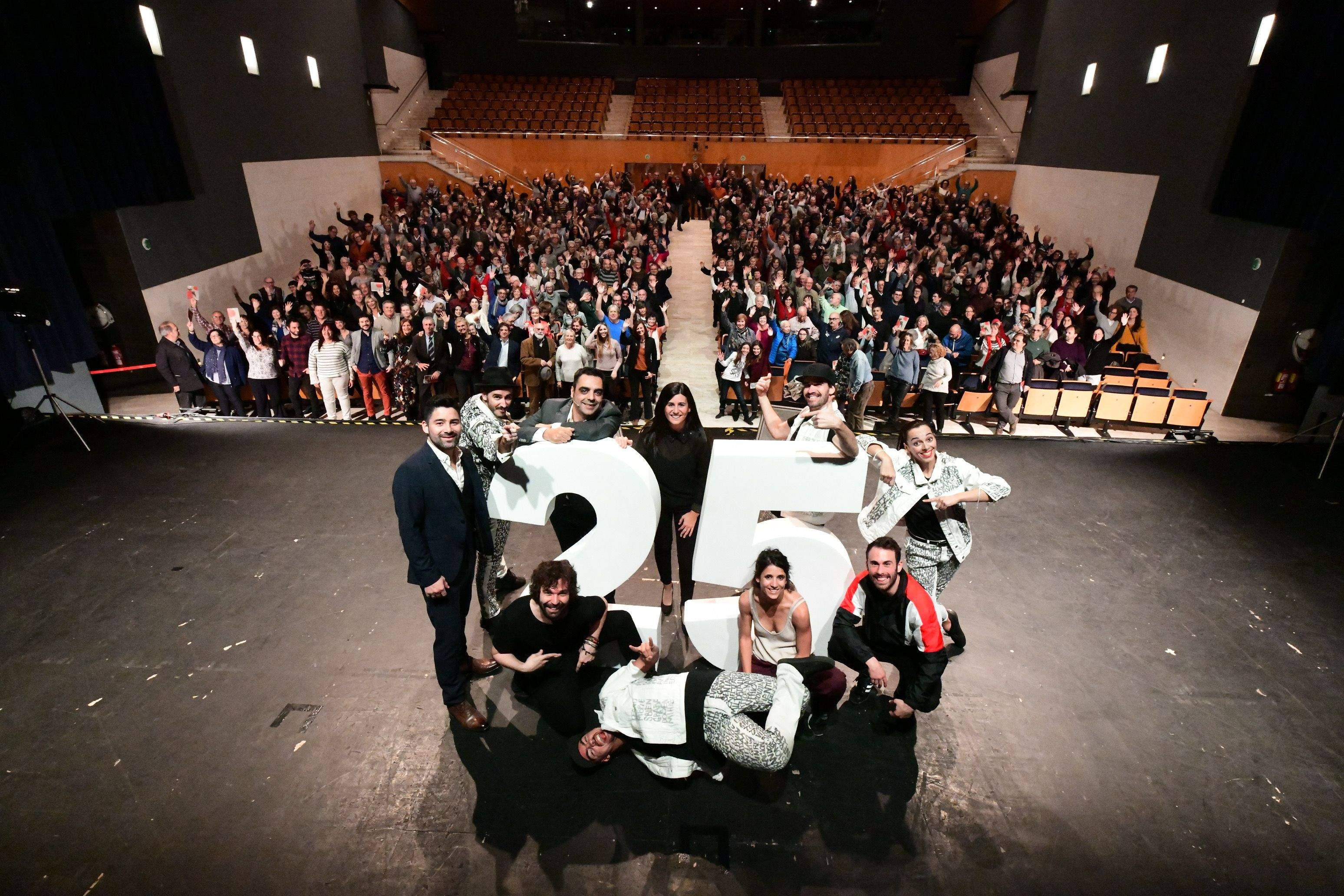 Presentació de la temporada dels 25 anys al Teatre-Auditori. FOTO: Localpres