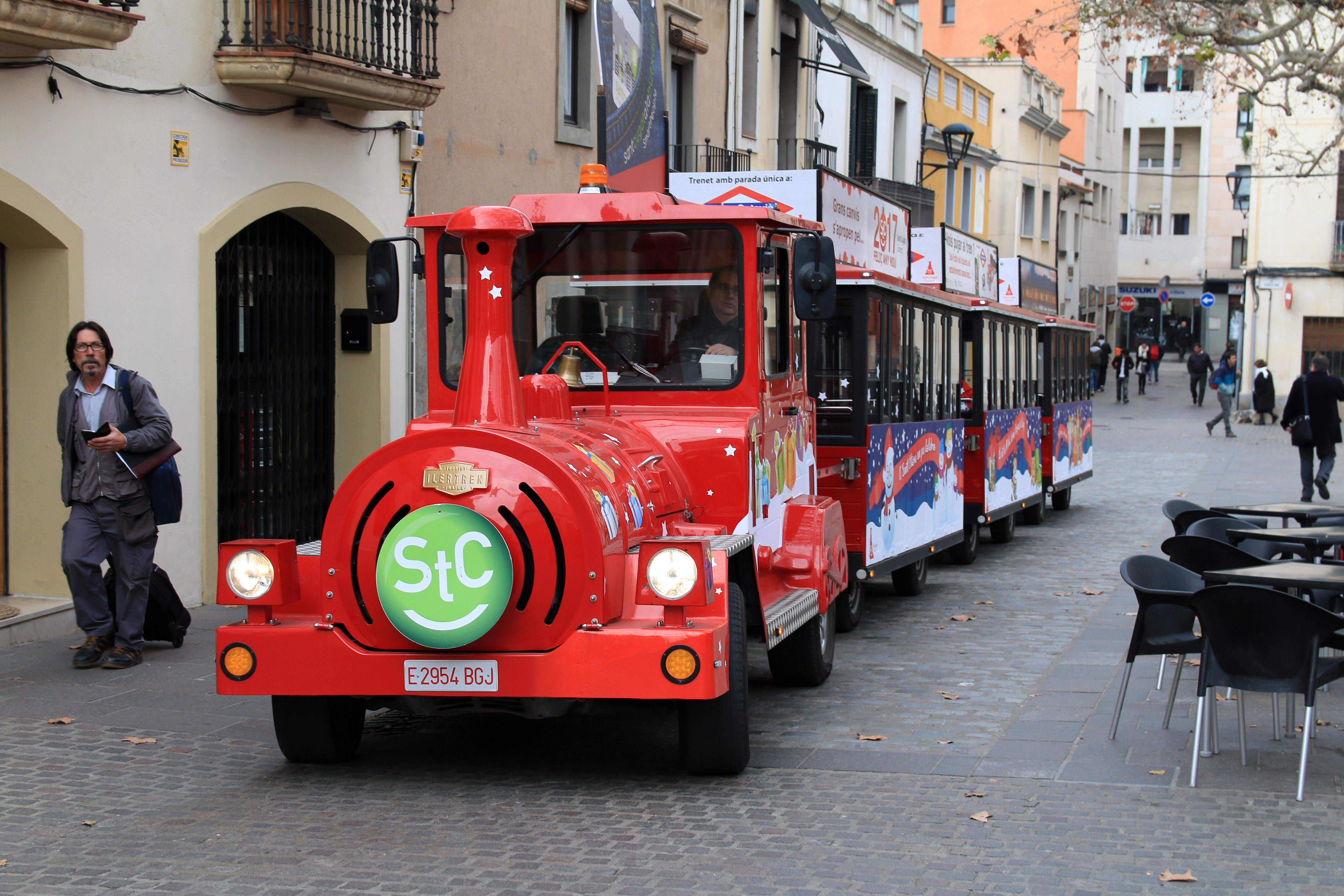 Aquest tren forma part de la campanya nadalenca impulsada pels comerços de la ciutat FOTO: Cedida